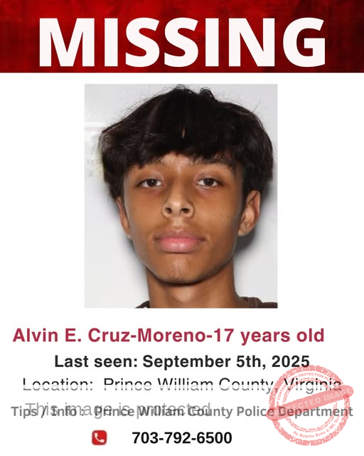 MISSING TEEN ALERT – PRINCE WILLIAM COUNTY, VIRGINIA