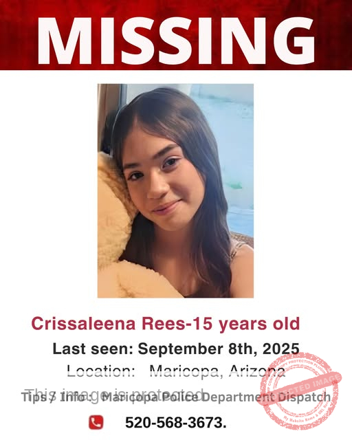 MISSING TEEN ALERT – MARICOPA, AZ