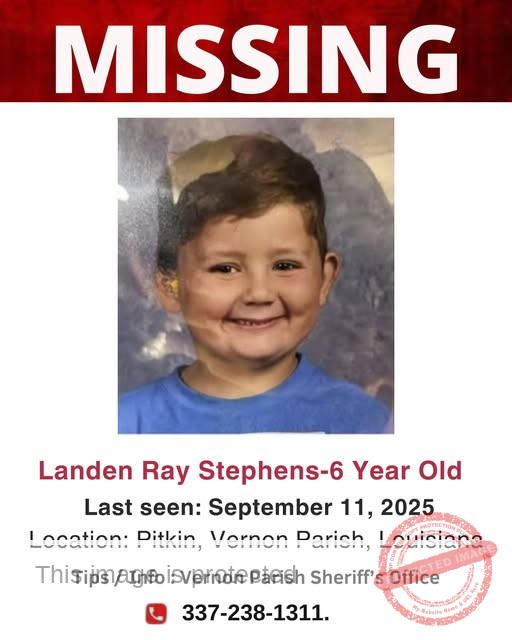Help Find Landen Ray Stephens: 6-Year-Old Boy Missing From Pitkin, Louisiana