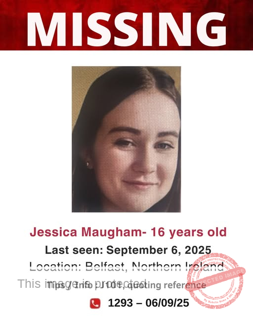 Urgent Search for Missing 16-Year-Old Jessica Maugham in Belfast