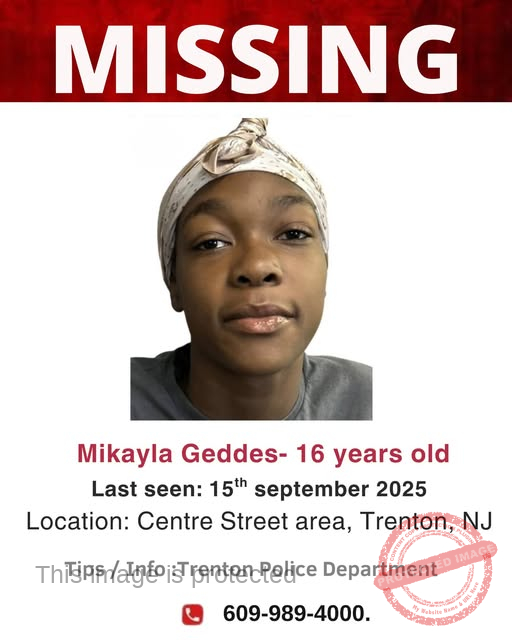 Urgent: 16-Year-Old Mikayla Geddes Missing in Trenton, NJ – Help Bring Her Home