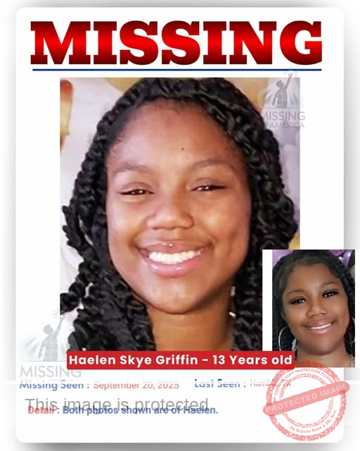 Urgent Search for 16-Year-Old Haelen Skye Griffin Missing from Humble, Texas