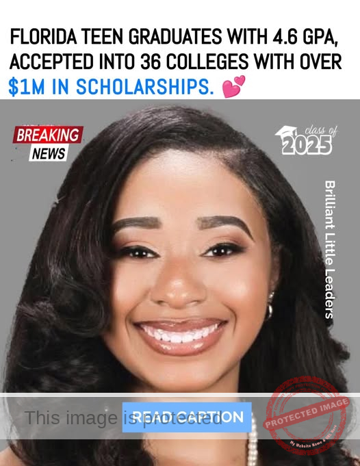 Florida Teen Graduates With 4.6 GPA, Accepted Into 36 Colleges With Over $1M in Scholarships